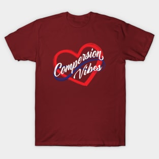 Compersion Vibes Poly Heart T-Shirt